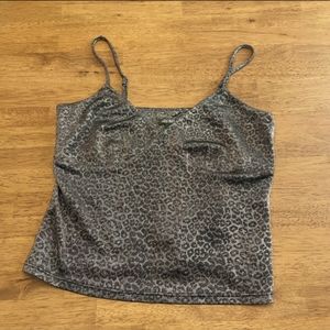 NWOT Wild Fable Shiney Cheetah Print Tank
